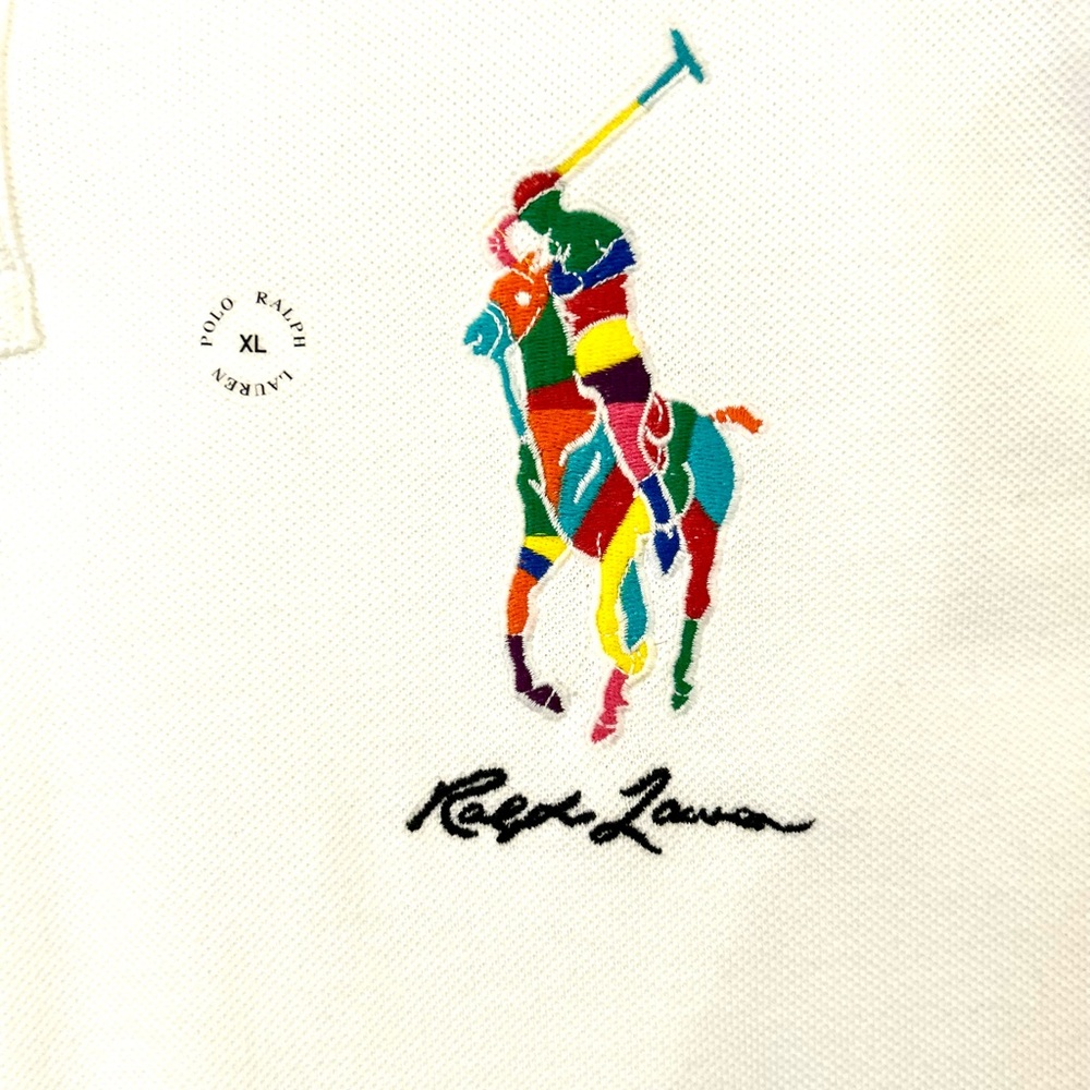Ralph Lauren White Big Pony Polo Shirt - Picture 3 of 5